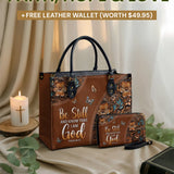 Stillness Leather Handbag Deal