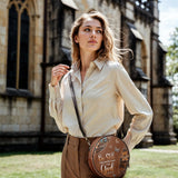 "Stillness" - Psalm 46:10 Circle Crossbody Bag