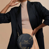 "Trust" - Proverbs 3:5 Circle Crossbody Bag