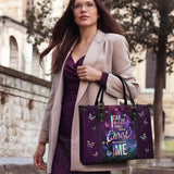 "Limitless" - Philippians 4:13 Leather Handbag