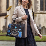 "Anchor" - Romans 8:31 Leather Handbag