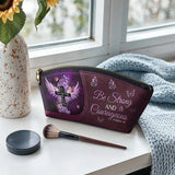 "Courage" - Joshua 1:9 Eclipse Makeup Bag