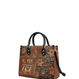 "Stillness" - Psalm 46:10 Leather Handbag