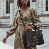 "Trust" - Proverbs 3:5 Leather Handbag