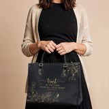 "Trust" - Proverbs 3:5 Leather Handbag