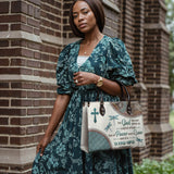 "Poise" - 2 Timothy 1:7 Leather Handbag
