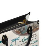 "Poise" - 2 Timothy 1:7 Leather Handbag