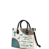 "Poise" - 2 Timothy 1:7 Leather Handbag