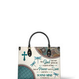 "Poise" - 2 Timothy 1:7 Leather Handbag
