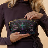 "Unshaken" - Psalm 46:5 Eclipse Makeup Bag