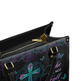 "Unshaken" - Psalm 46:5 Leather Handbag