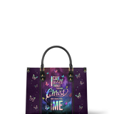 "Limitless" - Philippians 4:13 Leather Handbag