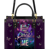 "Limitless" - Philippians 4:13 Leather Handbag