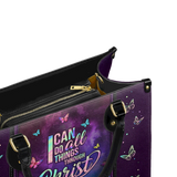 "Limitless" - Philippians 4:13 Leather Handbag