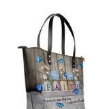 "Faith" Leather Tote Bag