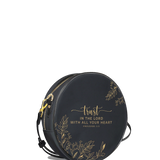 "Trust" - Proverbs 3:5 Circle Crossbody Bag