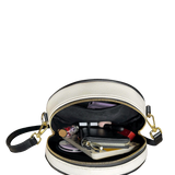 "Poise" - 2 Timothy 1:7 Circle Crossbody Bag