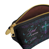 "Unshaken" - Psalm 46:5 Eclipse Makeup Bag