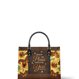 "Renew" - Jeremiah 29:11 Leather Handbag