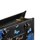 "Anchor" - Romans 8:31 Leather Handbag