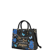 "Anchor" - Romans 8:31 Leather Handbag