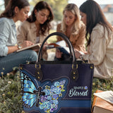 "Blessed" Leather Handbag