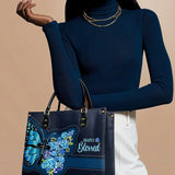 "Blessed" Leather Handbag