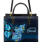 "Blessed" Leather Handbag
