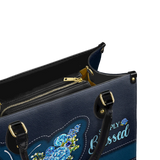 "Blessed" Leather Handbag