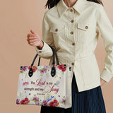 "Melody" - Psalm 118:14 Leather Handbag