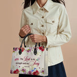 "Melody" - Psalm 118:14 Leather Handbag
