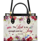"Melody" - Psalm 118:14 Leather Handbag