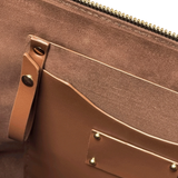 "Trust" - Proverbs 3:5 Leather Tote Bag