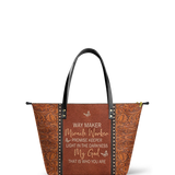 "Waymaker" Leather Tote Bag